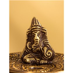 Подставка под благовония «Ганеша», 7 см, латунь