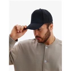 Бейсболка мужская однотонная MINAKU, размер 58, чёрная