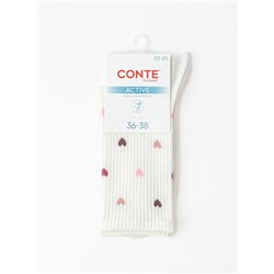 Удлиненные CONTE ACTIVE Удлиненные женские хлопковые носки