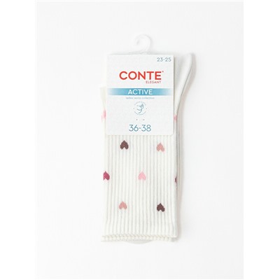 Удлиненные CONTE ACTIVE Удлиненные женские хлопковые носки