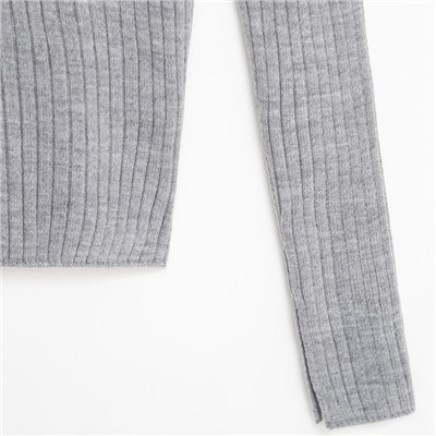 Джемпер с V-горловиной женский MIST, размер 40-42, серый