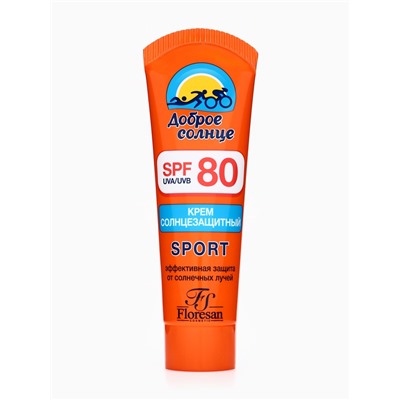 Крем солнцезащитный для спорта Floresan SPF 80, 60 мл