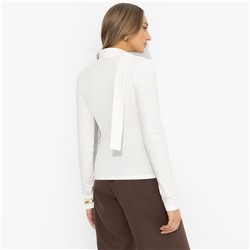 Лонгслив с креативным воротником, Гламур на максималках