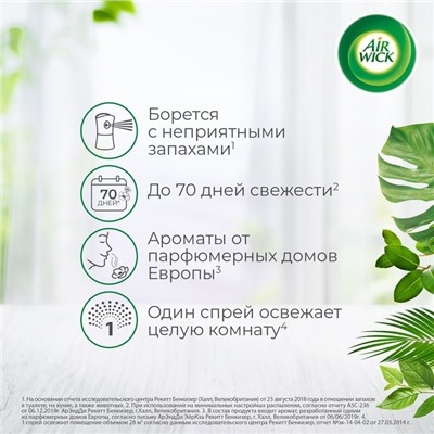 Автоматический освежитель воздуха Airwick Freshmatic «Дикий гранат», сменный балон, 250 мл