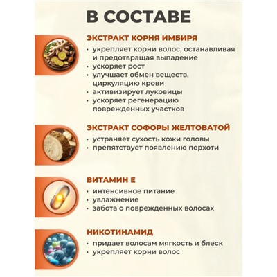 Сыворотка для роста волос с имбирем Sadoer, 30 мл