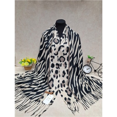 Мягкий палантин из кашемира мультицвет