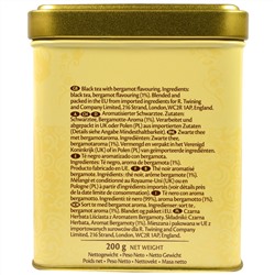 Twinings, Earl Grey, листовой чай, легкий, 200 г (7,05 унции)