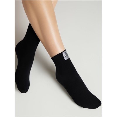 Полиамидные CONTE FANTASY Матовые носки с сияющей термоаппликацией Conte