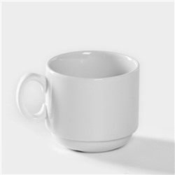 Чашка кофейная Добрушский завод «Бельё», 100 мл, фарфор, белая