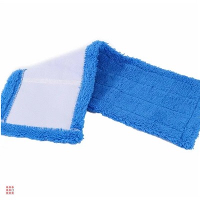Насадка для плоской швабры, микрофибра 42х13 см