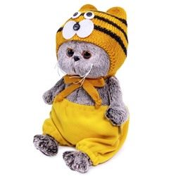 Мягкая игрушка «Кот Басик Baby», в шапке тигрёнка, 20 см