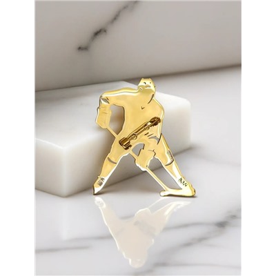 Брошь «Хоккеист»