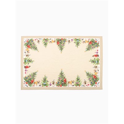 Скатерть новогодняя «Этель» Noble Christmas, 150×220 ±3 см с ГМВО, 100% хлопок, саржа 190 г/м²