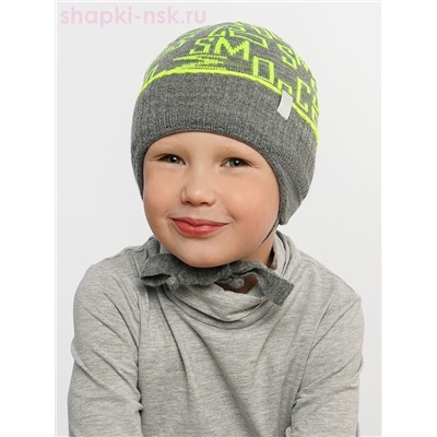 21369 B-W Шапка для мальчика (44-50)