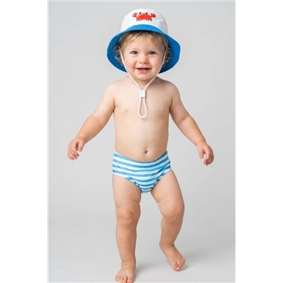 Комплект детский для мальчиков: плавки трикотажные, панама текстильная PLAYTODAY, 1243977