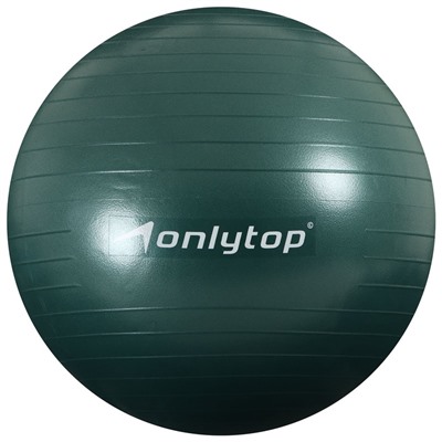 Фитбол ONLYTOP, d=65 см, 900 г, антивзрыв, зелёный