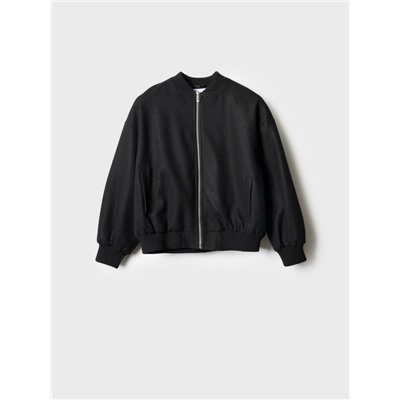 Куртка текстильная для девочек (бомбер)