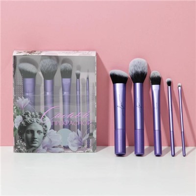Кисти для макияжа «Самой прекрасной», 5 шт., BEAUTY FOX