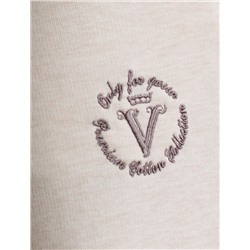 Прямые брюки из петельчатого футера-трехнитки