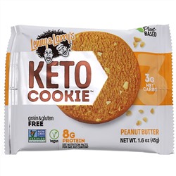 Lenny & Larry's, KETO COOKIE, Peanut Butter, 12 Cookies, 1.6 oz (45 g) Each
