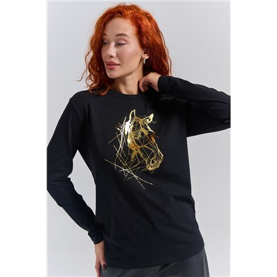 8574 футболка с дл.рукавом унисекс