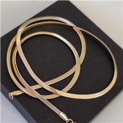 Цепочка на шею ювелирная бижутерия Итальянское золото (покрытие желтое 14к), арт.313.138