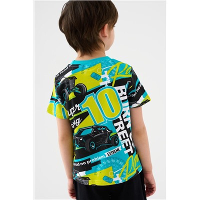 Фуфайка трикотажная для мальчиков (футболка) PLAYTODAY, 1239604