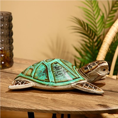 Сувенир «Черепаха с чёрным носом», 30×20×6 см, албезия
