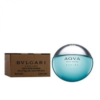 Bvlgari Aqva Pour Homme EDT тестер мужской (не совпадает название на коробке и флаконе)