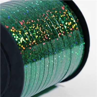 Лента упаковочная металлик, зеленая, 5 мм × 225 м