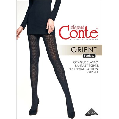 Колготки женские CONTE Колготки с рисунком «зигзаг» ORIENT