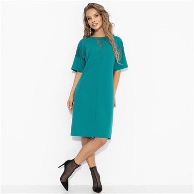 Платье комбинированное, Не по правилам (шик)