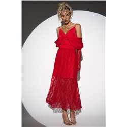 Кружевная юбка Пэрис (красный)