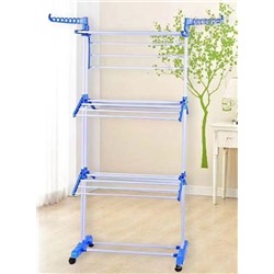 Сушилка для белья напольная 76x50x172 см / L68blue /уп 6/ 3,1 кг