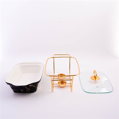 7442-1 Мармит 1,4л фарфор/металл MB (х4)