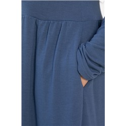 Платье трикотажное Твоя осень (синее) П14443-25М