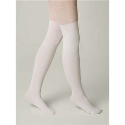 CONTE Колготки с сердечками и имитацией гольфинов SWEET LADY