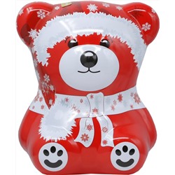 Черный дракон. Новый год. Медвежонок «Новогодний» (красный) 50 гр. жест.банка