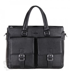 Портфель мужской кожаный 2093BSH black Heanbag