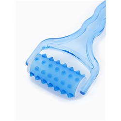 Массажёр - роллер, с шипами, 19×9×3.5 см, универсальный, МИКС