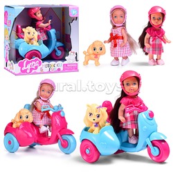 Кукла "Леди байк" с аксессуарами,в коробке