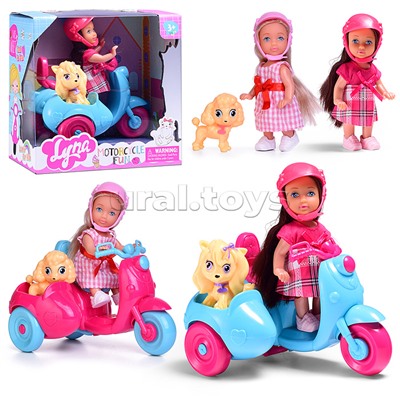 Кукла "Леди байк" с аксессуарами,в коробке