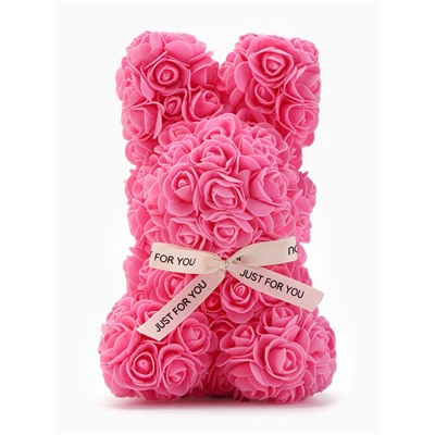 Зайчик из розовых роз