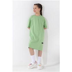 Туника для девочки АЛЕКСА-1 (Оливковый)