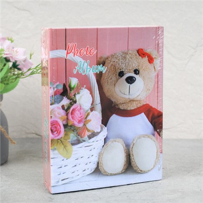Фотоальбом 100 фото 10х15 Мишка / 9552 /уп 96/