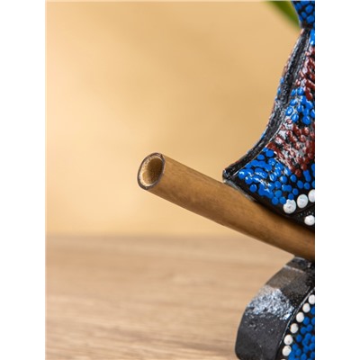 Сувенирный музыкальный инструмент «Свисток Утка», 2×10×17 см, дерево