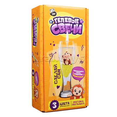 Гелевые свечи "Обезьянка" серия "Юный парфюмер"