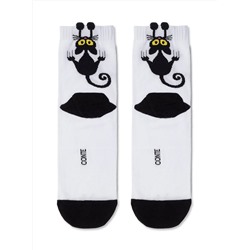 Conte elegant Носки CLASSIC с пикотом «Black cat»