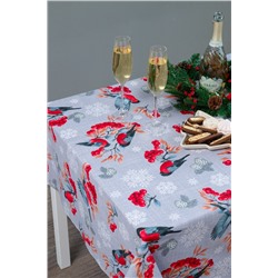 Скатерть Снегири и рябина