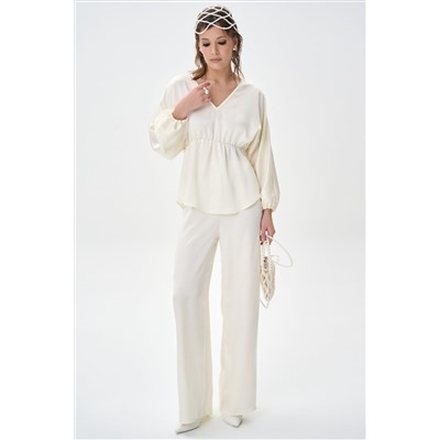 Брюки Маклен (молочный)